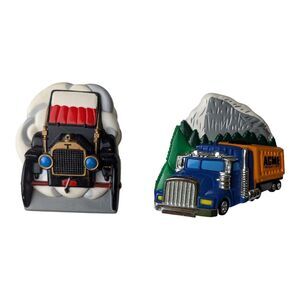 Rare Acme Sound Magnets Set Of 2 Truck Car Ford Refrigerator Magnet Clips Fridge